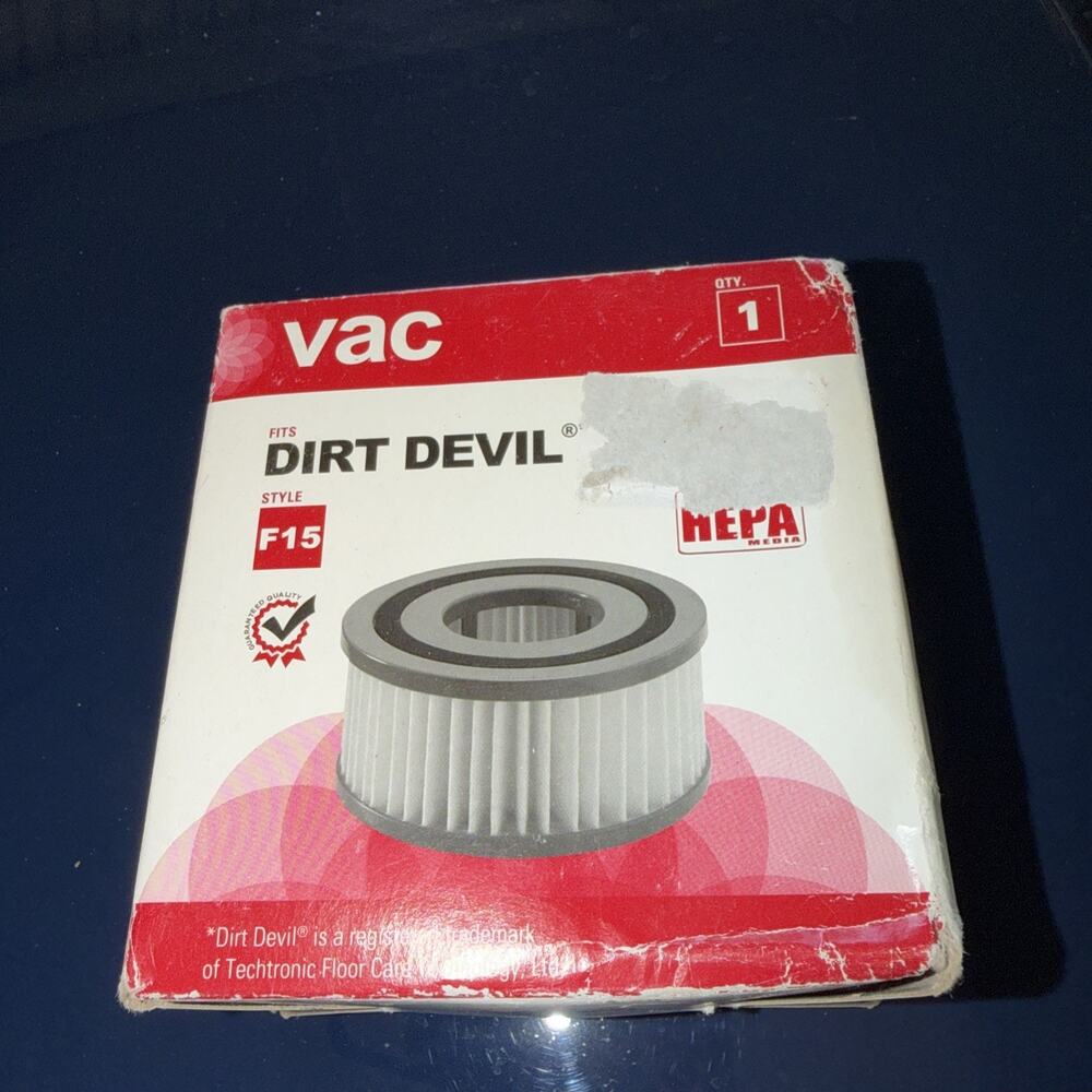 VAC for Dirt Devil F 15 Vacuum Cleaner Filter AA41156 Part 1SS0150X00